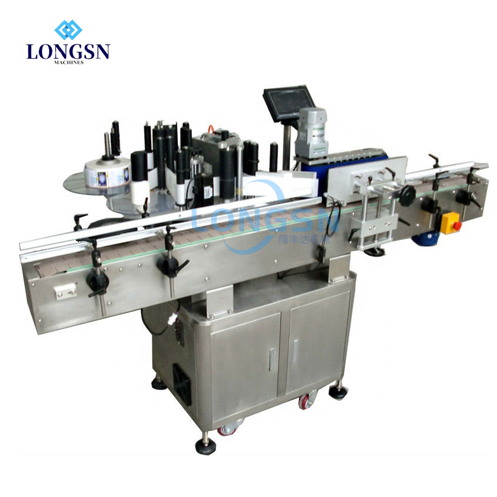 Automatic Adhesive Sticker Round Bottle Labeling Machine