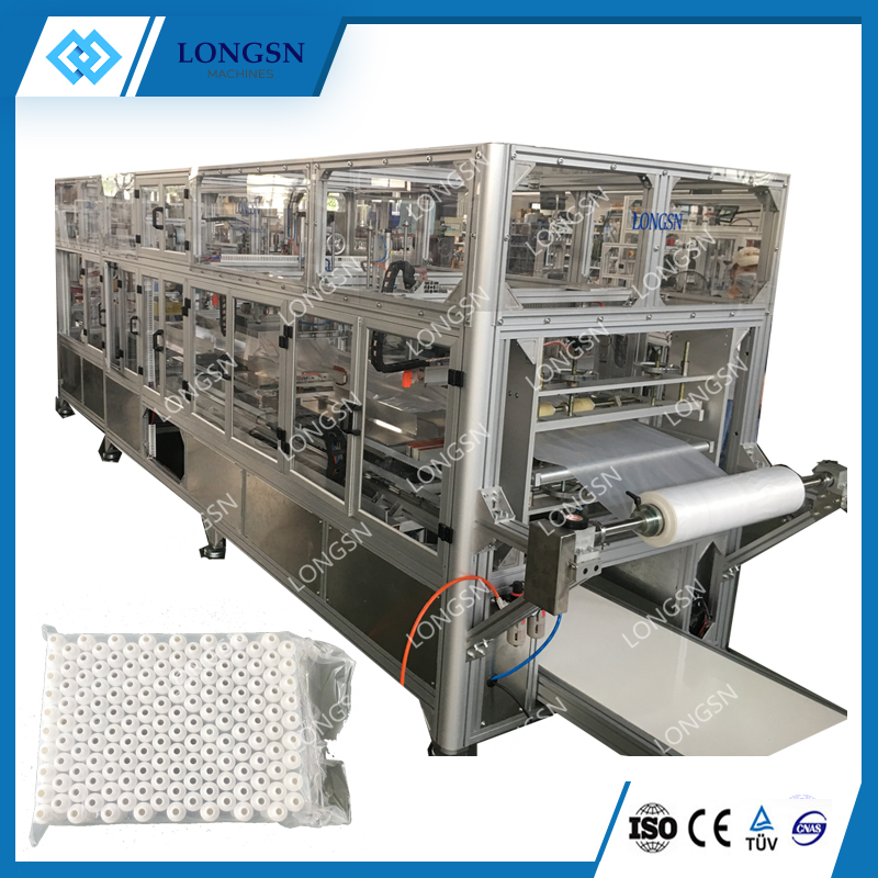 Automatic empty pet bottle bag packaging machine