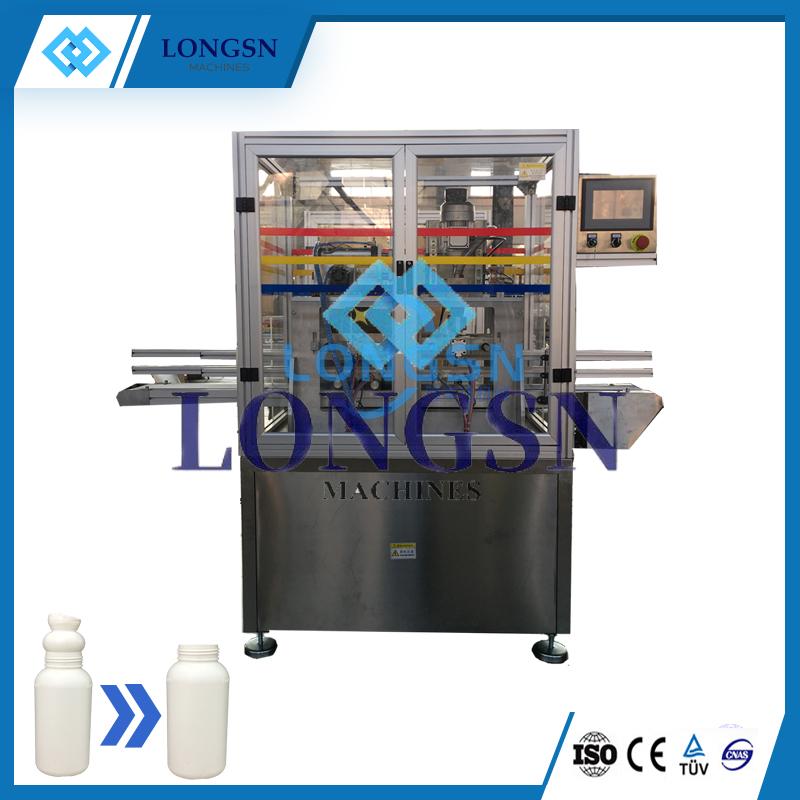 High speed automatic plastic bottle neck cutter trimmer machine 2L